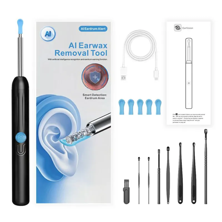 nettoyeur d’oreilles intelligent avec caméra HD