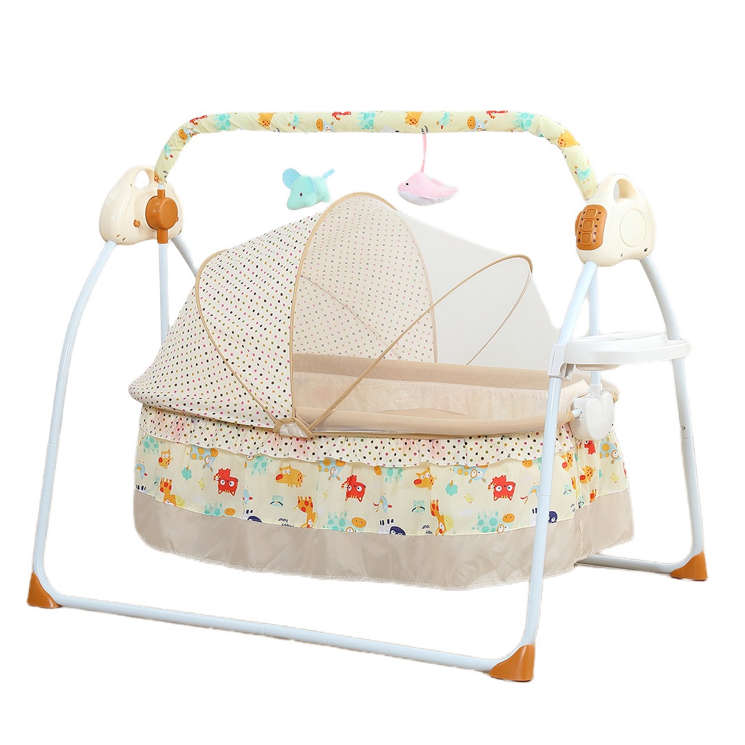 Lit de bébé apaisant électrique