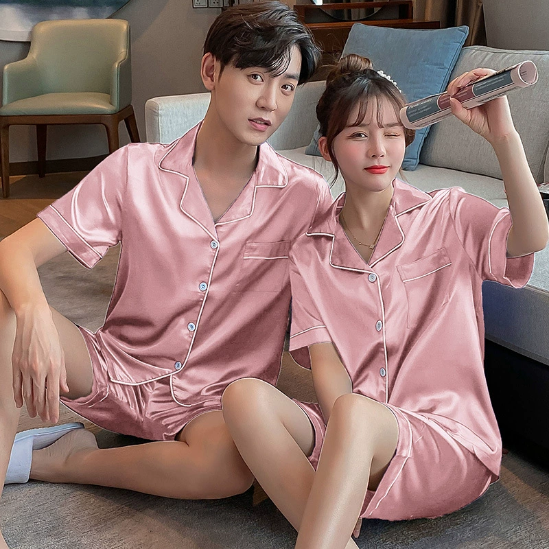 Pyjamas Couple ensemble à manches courtes