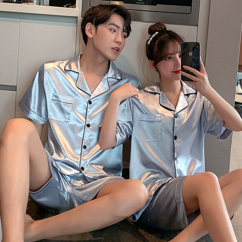 Pyjamas Couple ensemble à manches courtes