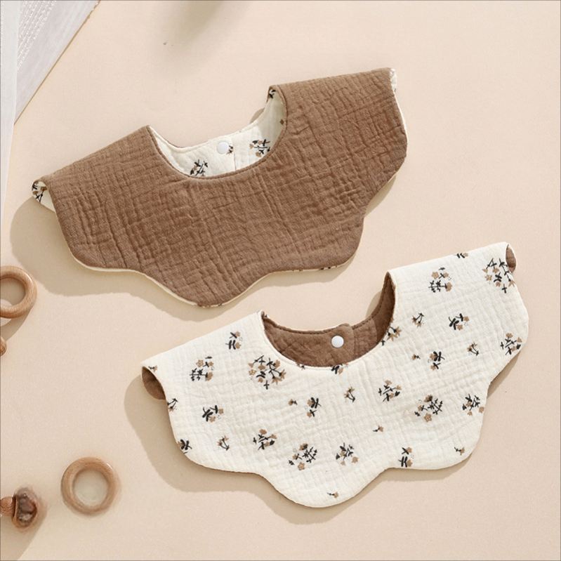 Bavoirs en mousseline de coton