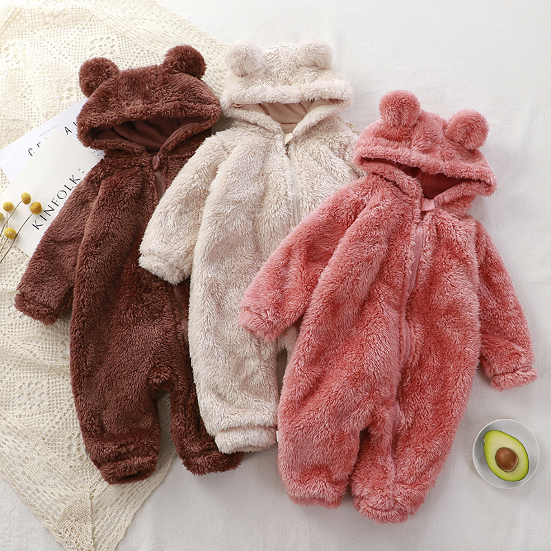 Pyjama en Peluche pour nouveau né unisexe