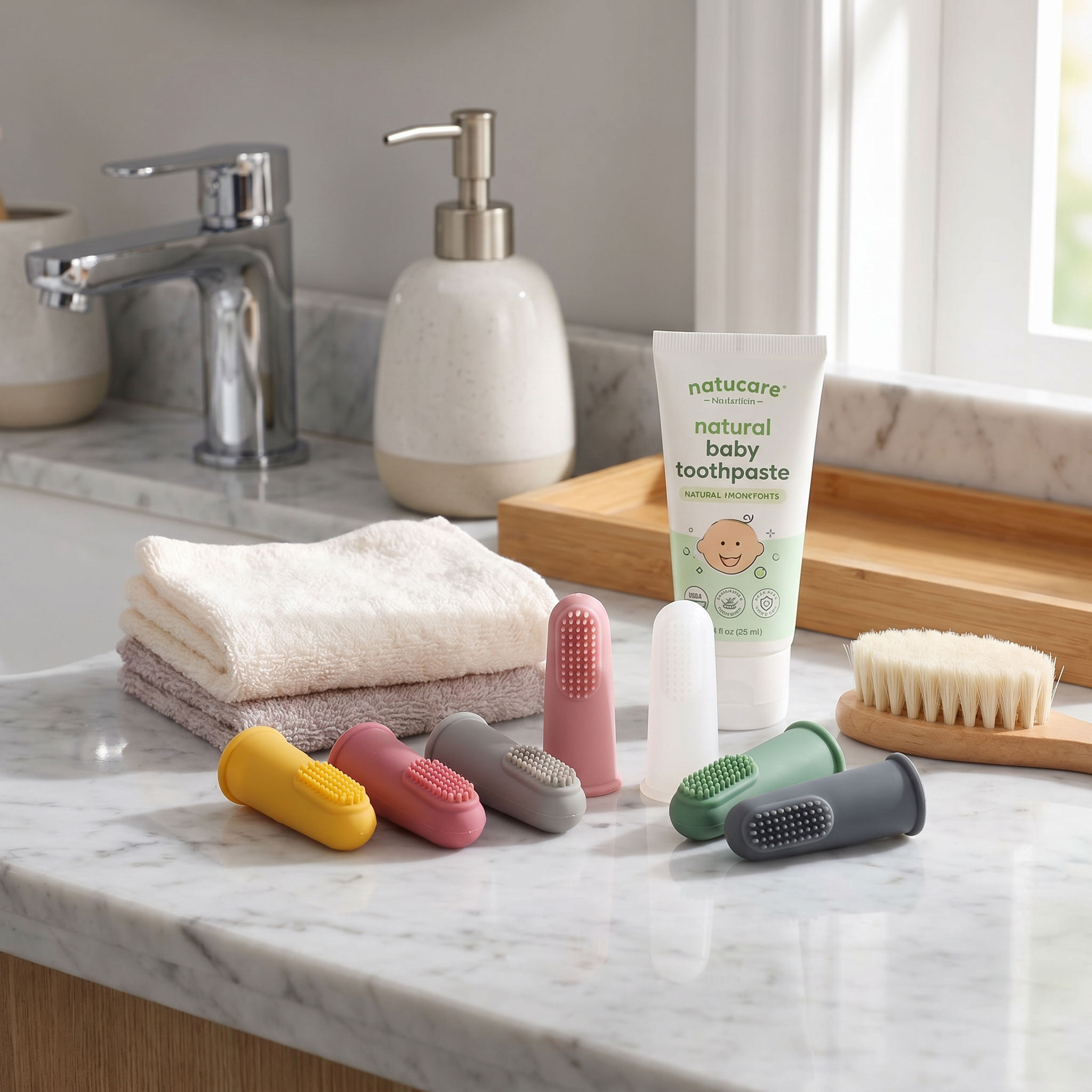 Brosse à dents portable pour enfants
